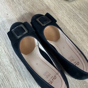 High quality ara Black Women's suede Flats